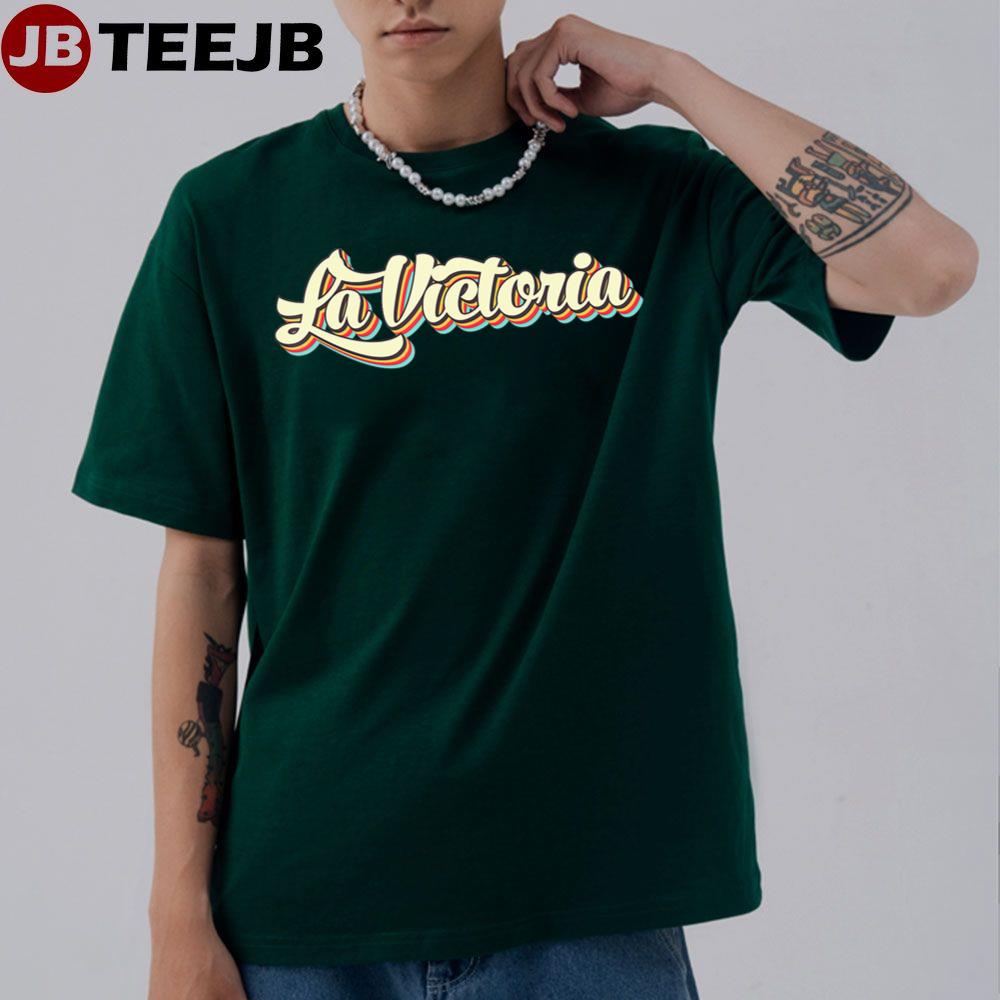 La Victoria Retro Art Baseball Font Vintage Unisex T-Shirt