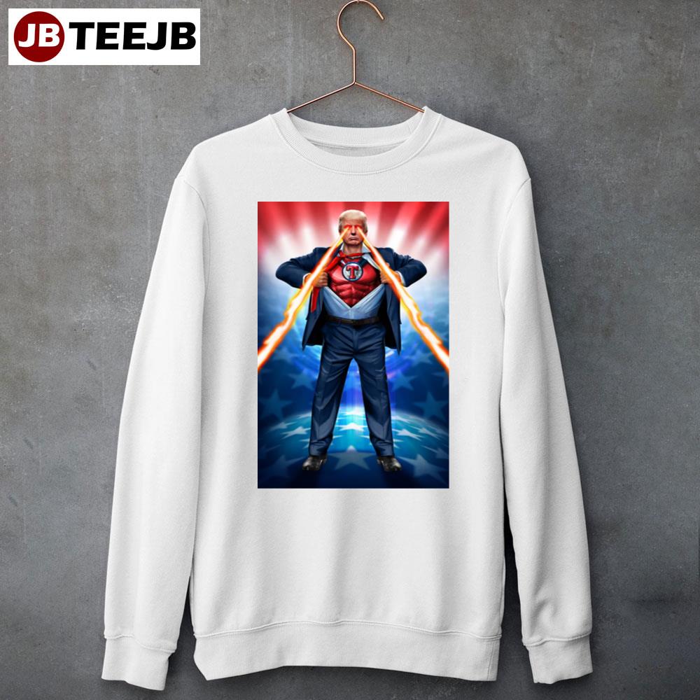 Laser Eye Donald Trump Unisex Sweatshirt