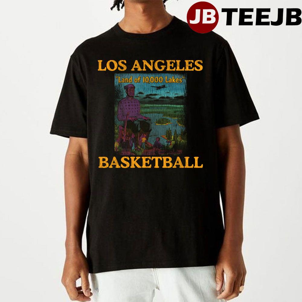 Los Angeles Land Of 10000 Lakes Basketball Unisex T-Shirt