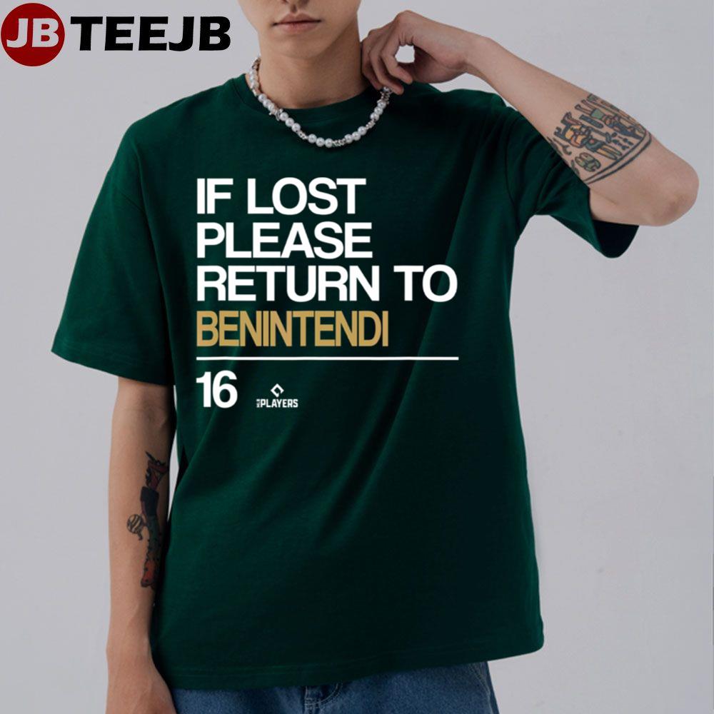 Lost Return To Andrew Benintendi Kansas Baseball Unisex T-Shirt