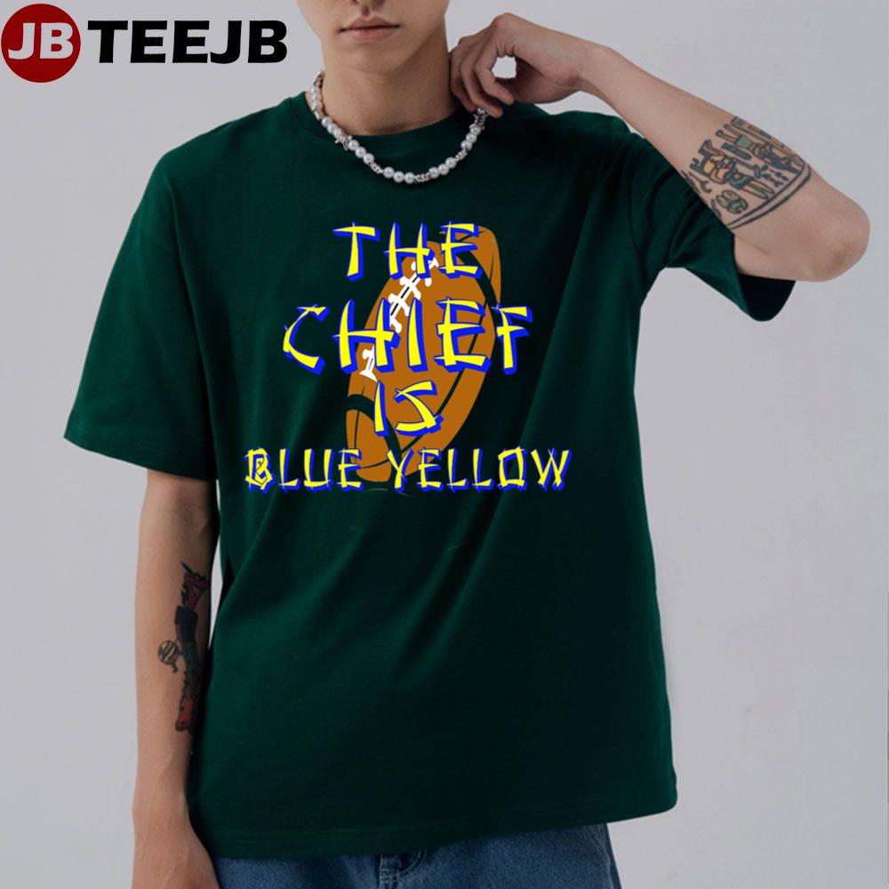 Matthew Stafford The Chief Is Blue Yellow Unisex T-Shirt