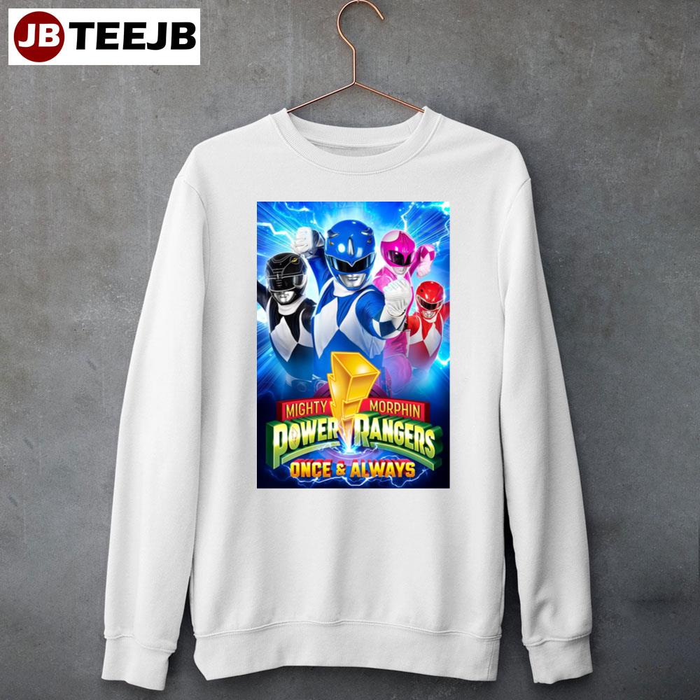 Mighty Morphin Power Rangers Once & Always Movie 2023 Unisex Sweatshirt