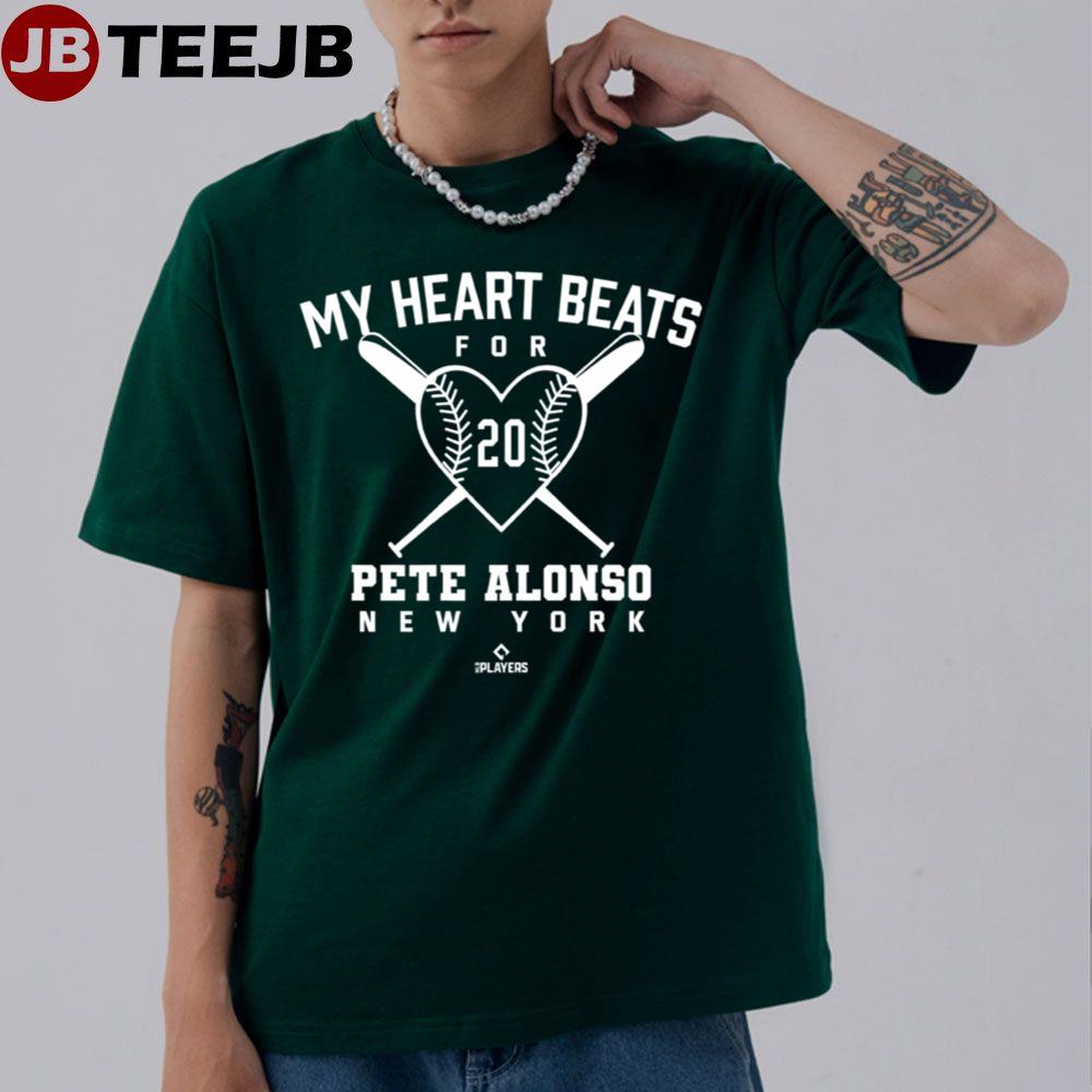 My Heart Beats For Pete Alonso Baseball Valentines Unisex T-Shirt