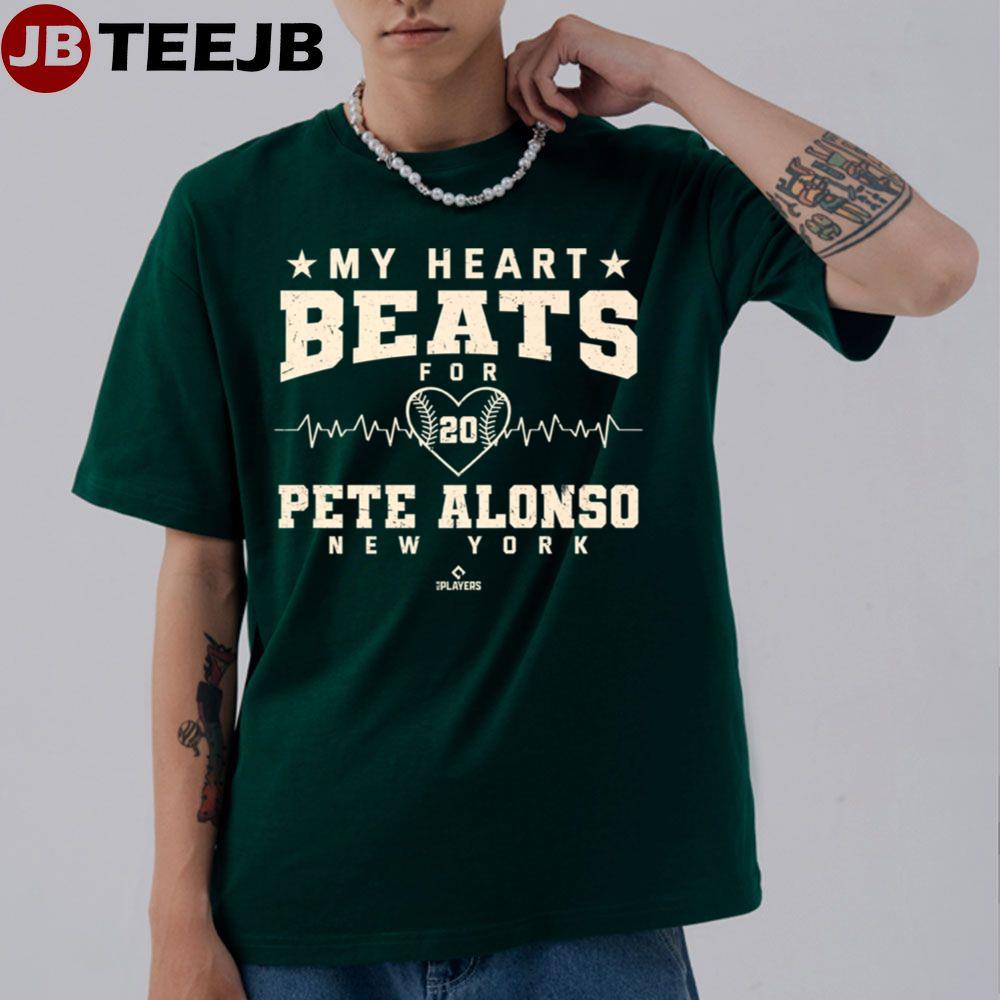 My Heart Beats For Pete Alonso Valentines Day Baseball Unisex T-Shirt