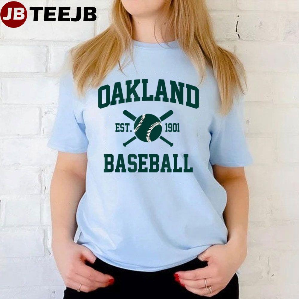 Oakland Baseball Athletic Vintage Sports Team Fan Unisex T-Shirt