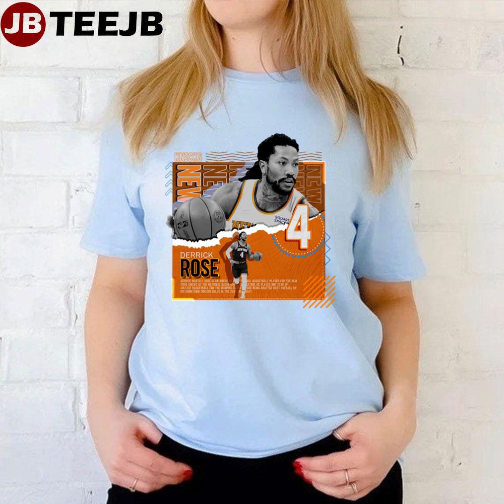 Orange Vintage Derrick Rose Unisex T-Shirt