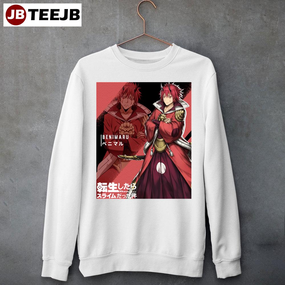 Poster Benimaru ベニマル That Time I Got Reincarnated As A Slime Tensei-Shitara Slime Datta Ken Unisex Sweatshirt