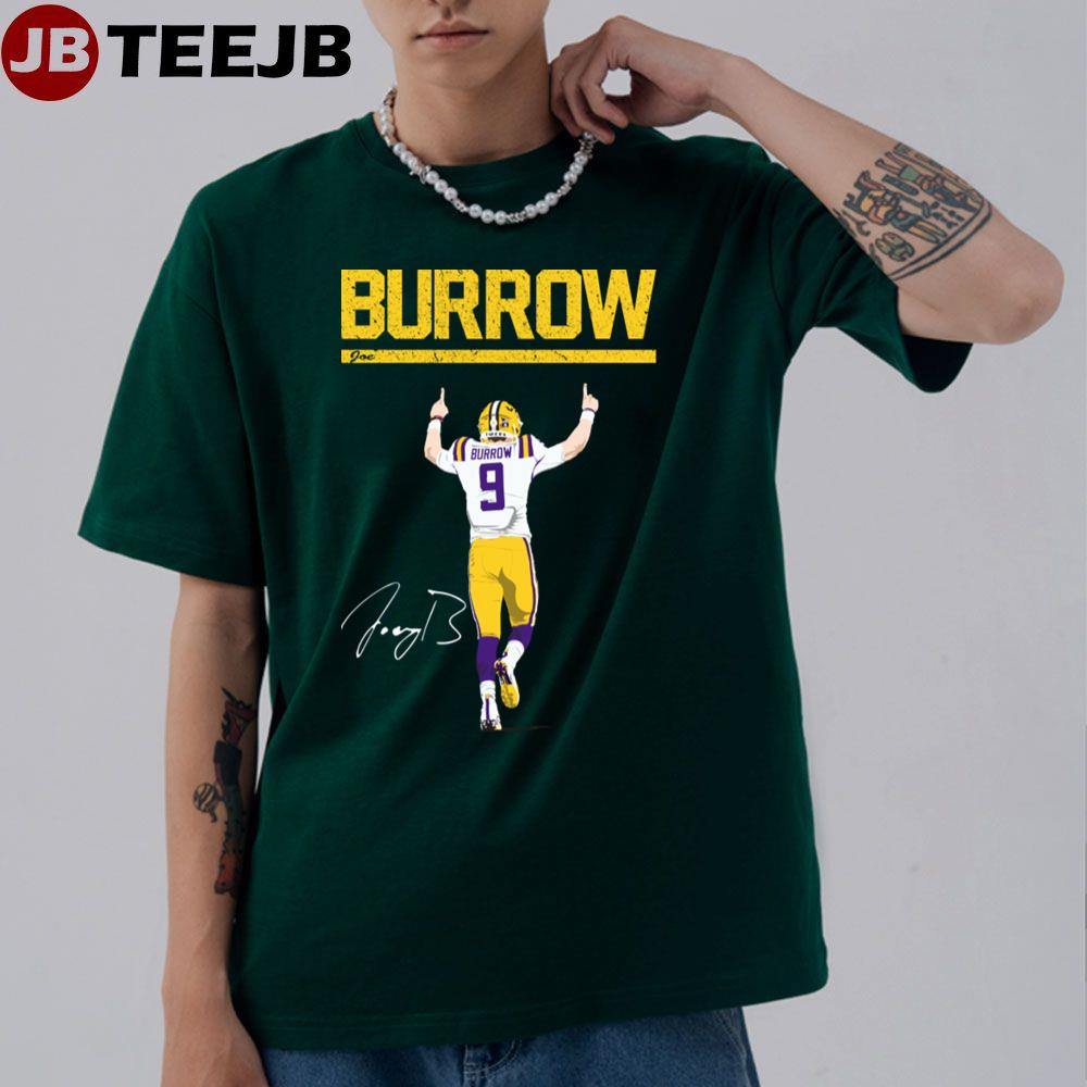 Purple Joe Burrow Lsu Football Sport Unisex T-Shirt