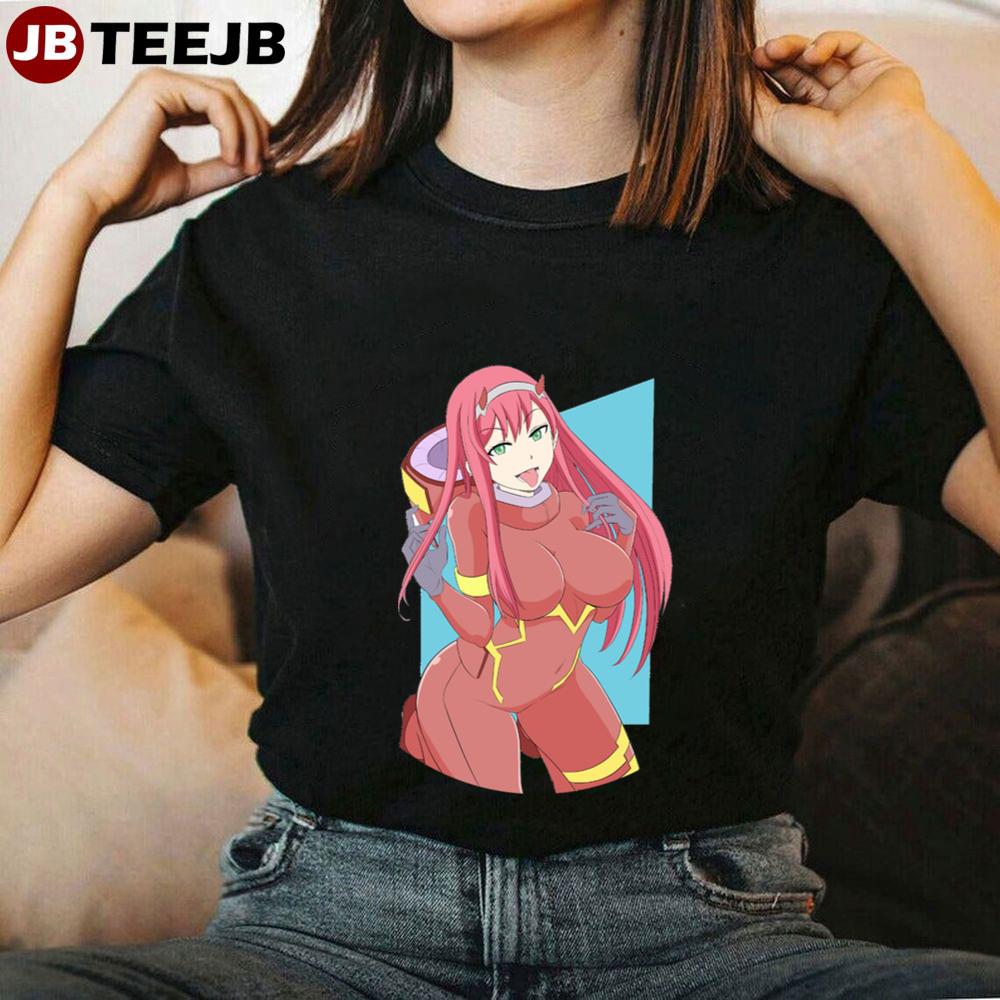 Retro Big Boob Zero Two 002 Darling In The Franxx Unisex T-Shirt