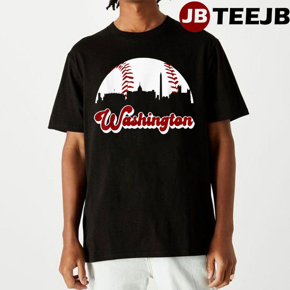 Retro City Baseball Washington Dc Team Love Baseball National Unisex T-Shirt