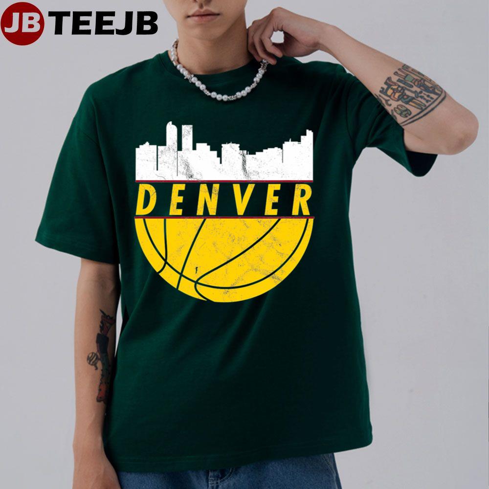 Retro City Denver Nuggeets Basketball Unisex T-Shirt