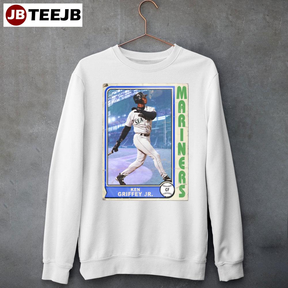 Retro Ken Griffey Jr Baseball Card Unisex Sweatshirt