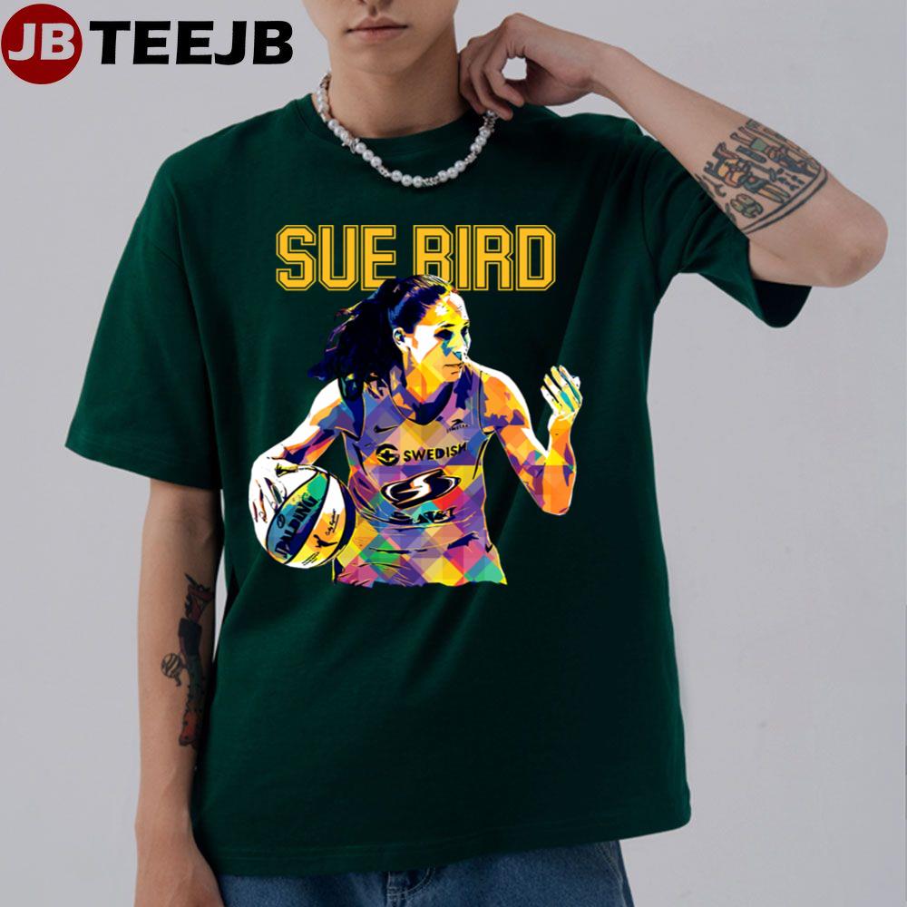 Retro Sue Bird Basketball Unisex T-Shirt