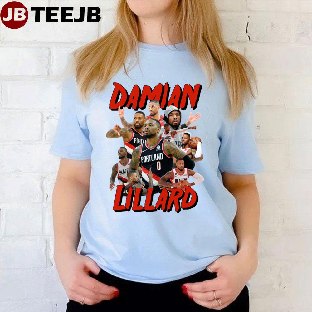 Retro Vintage Damian Lillard Basketball Unisex T-Shirt