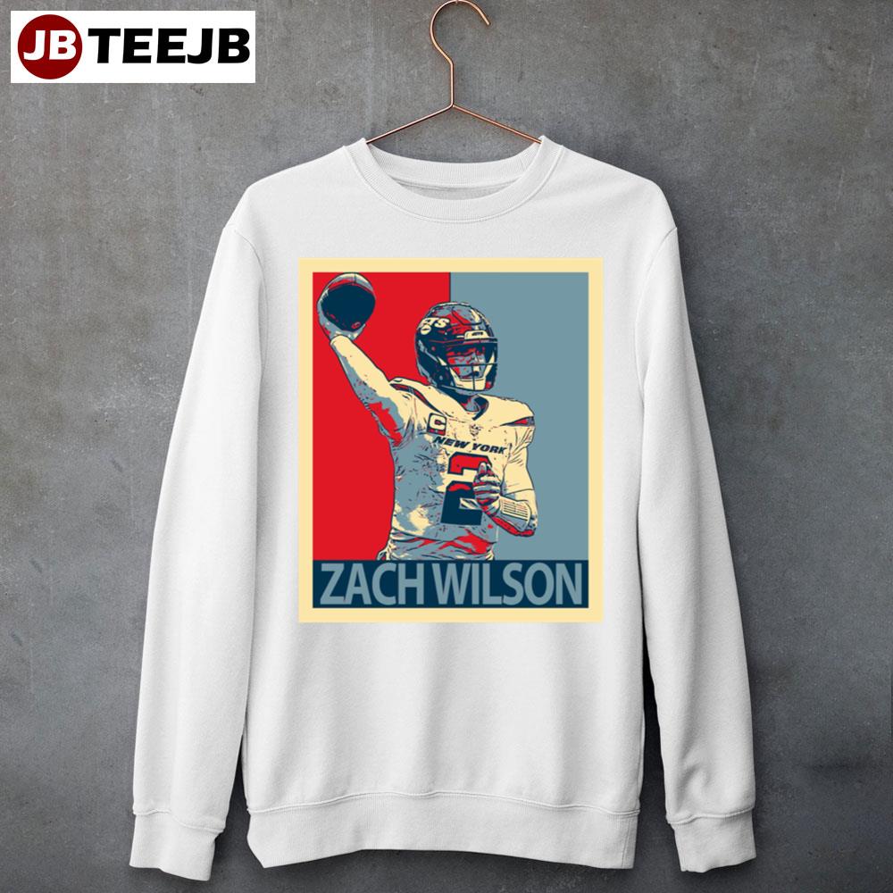 Retro Vintage Zach Wilson Football Unisex Sweatshirt