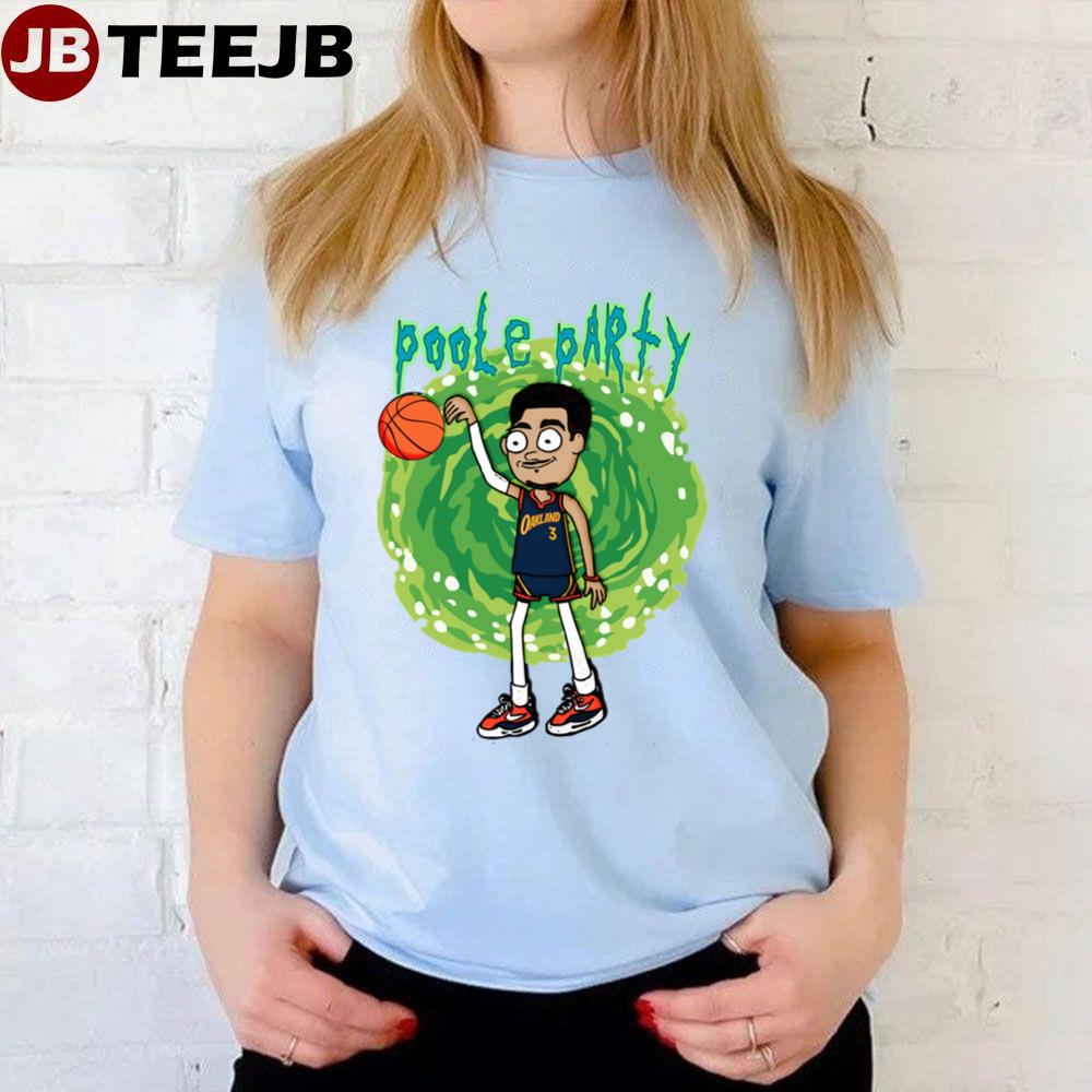 Rick And Morty Style Jordan Poole Basketball Unisex T-Shirt