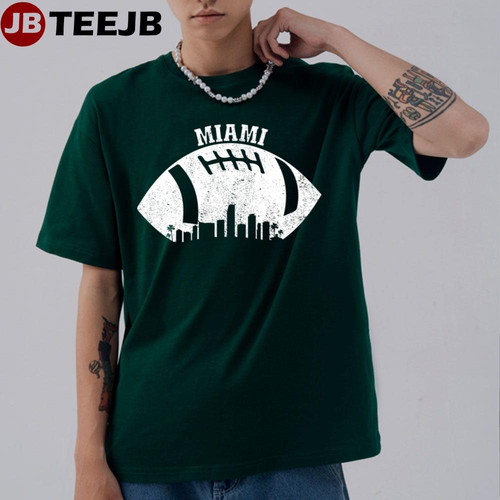 Skyline Miami Dophins Football Unisex T-Shirt