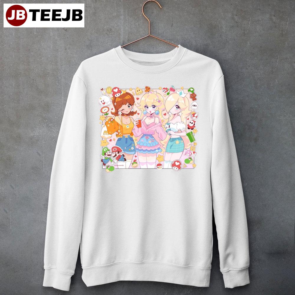 Sweet Princess Peach Super Mario Bros Movie Unisex Sweatshirt