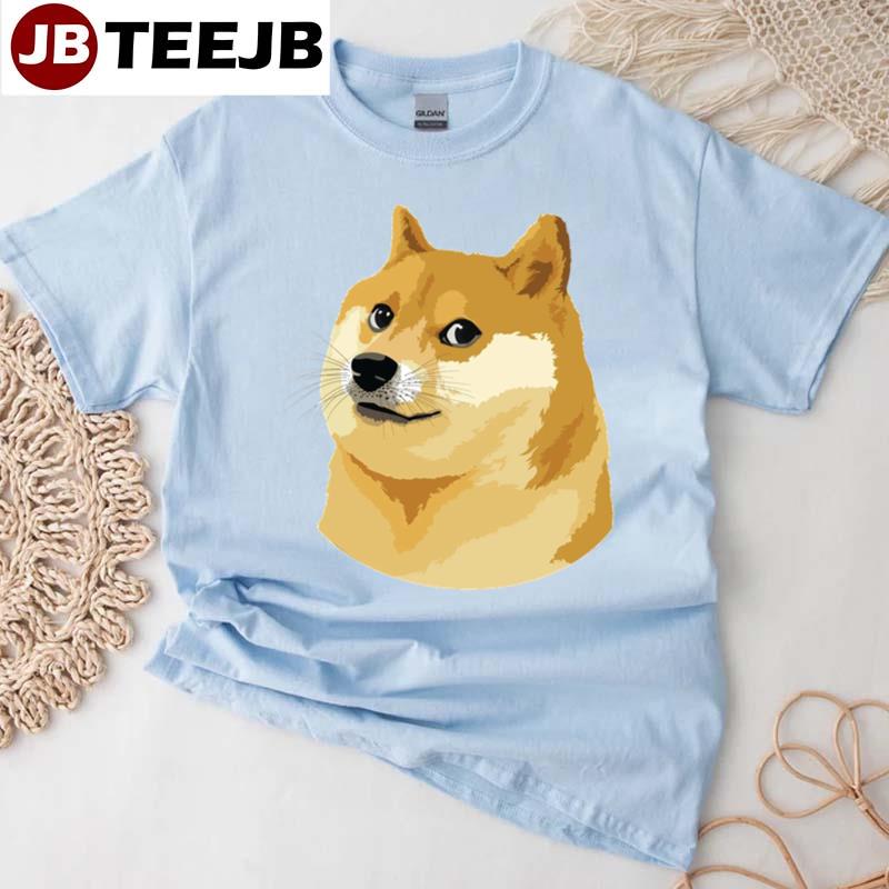 The Doge Meme Twitter Logo Unisex T-Shirt