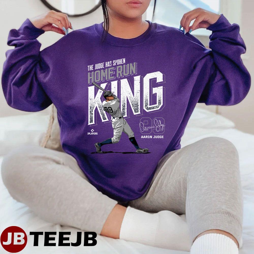 The Jusge Has Spoken Home Run King Aaron Judge New York Mlbpa Unisex T-Shirt