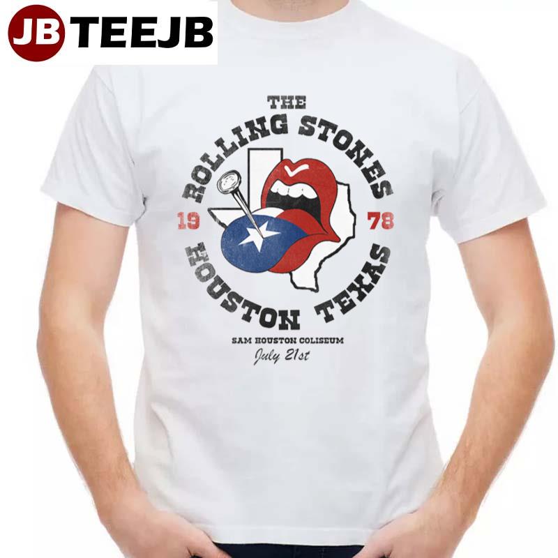 The Rolling Stones 1978 Houston Taxas Unisex T-Shirt