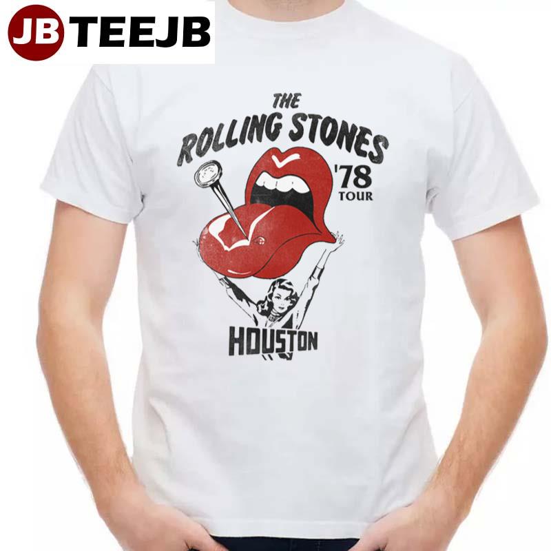 The Rolling Stones ’78 Tour Houston Unisex T-Shirt