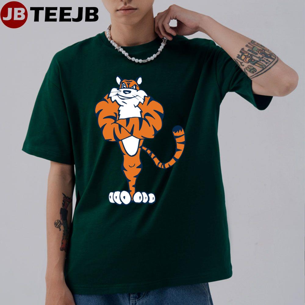 Tiger Muscle (Orange & Blue) Unisex T-Shirt