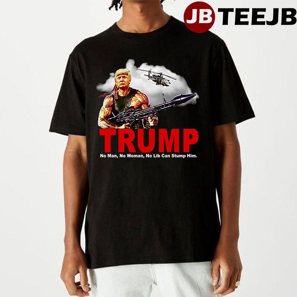 Trump Rambo America Republican Humor Patriotic Unisex T-Shirt