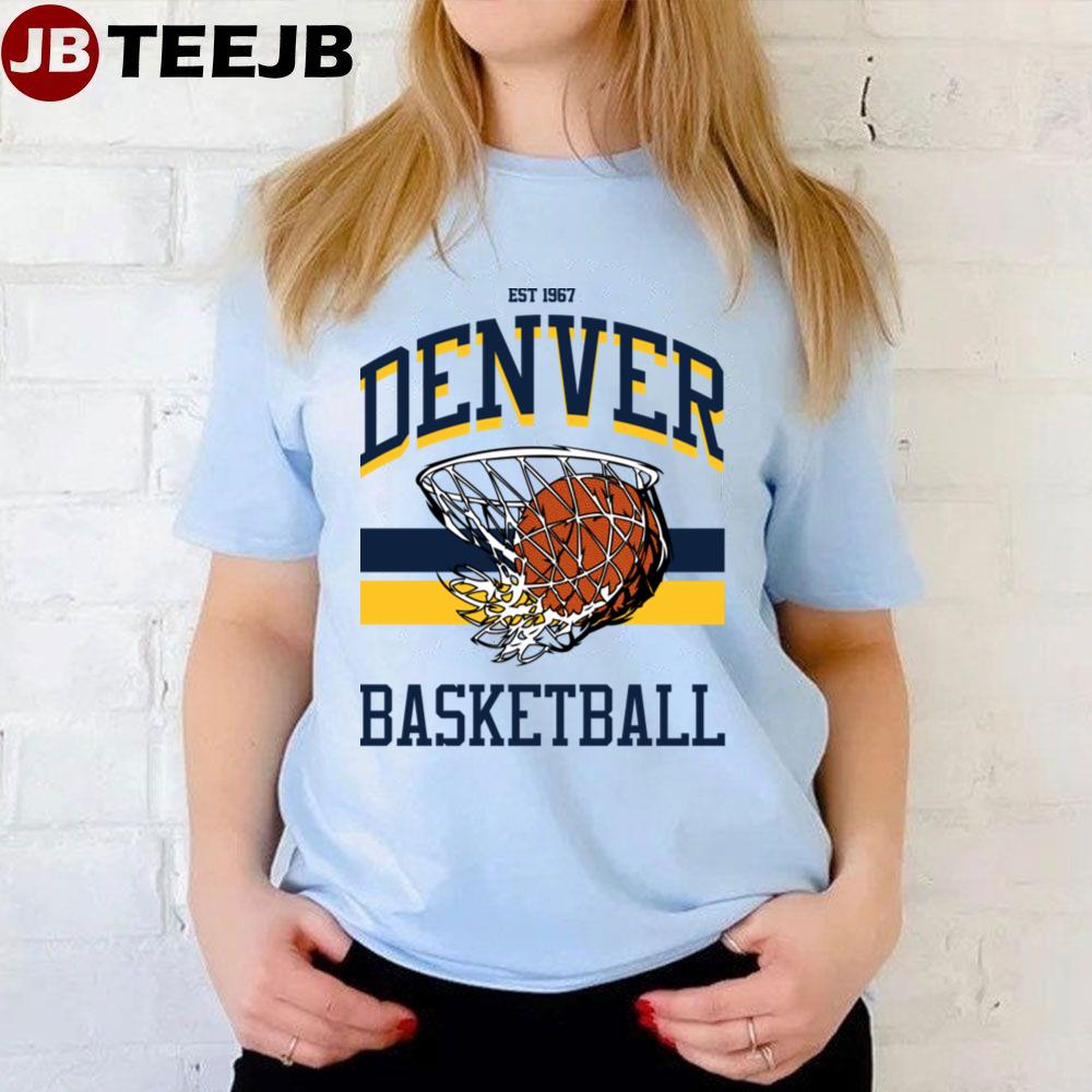 Varsity Style Denver Nuggeets Basketball Unisex T-Shirt