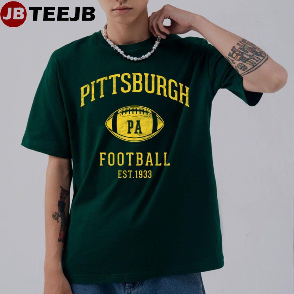 Vintage Pittsburgh Est 1933 Football Unisex T-Shirt