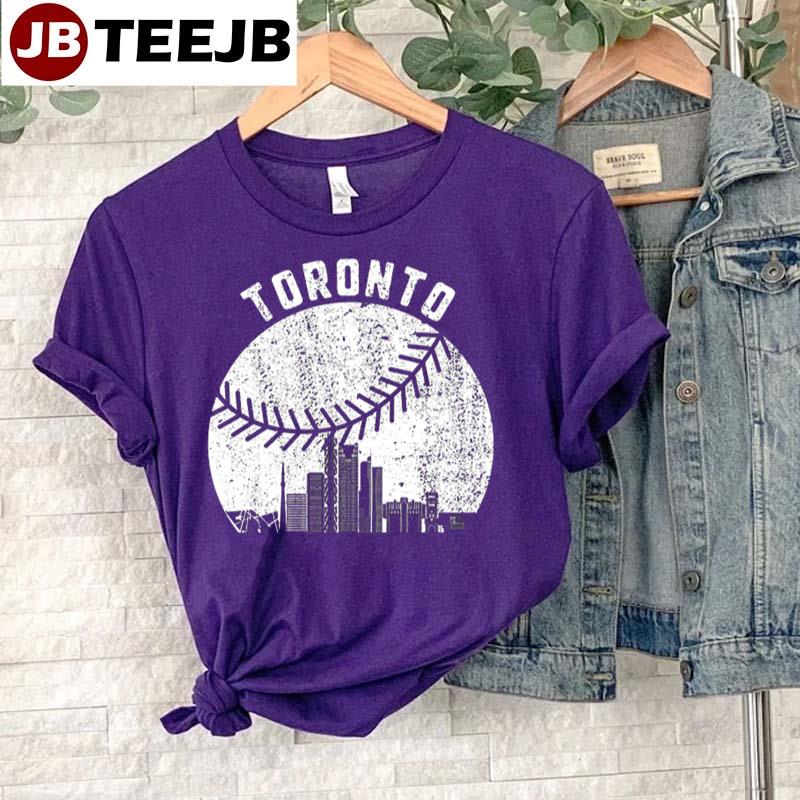 Vintage Skyline Toronto Blue Jays Baseball Unisex T-Shirt