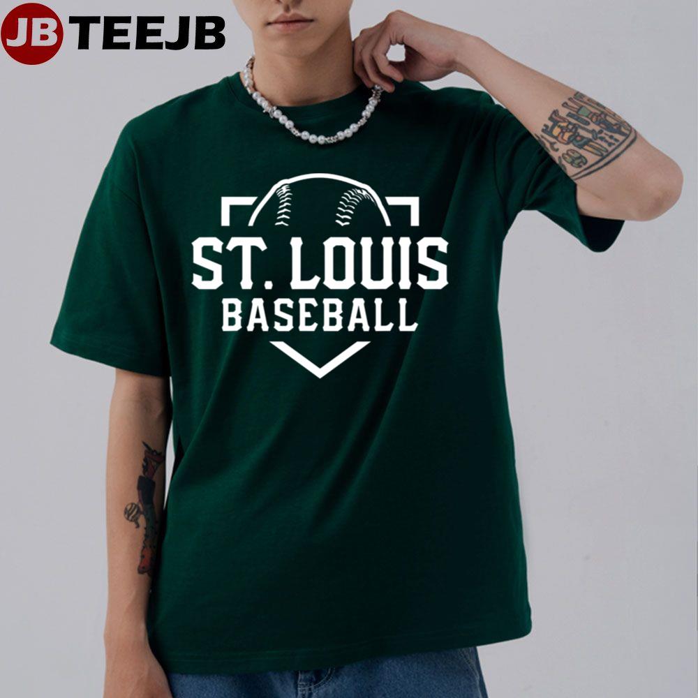 Vintage St Louis Baseball Home Plate Cardinal Ret Unisex T-Shirt