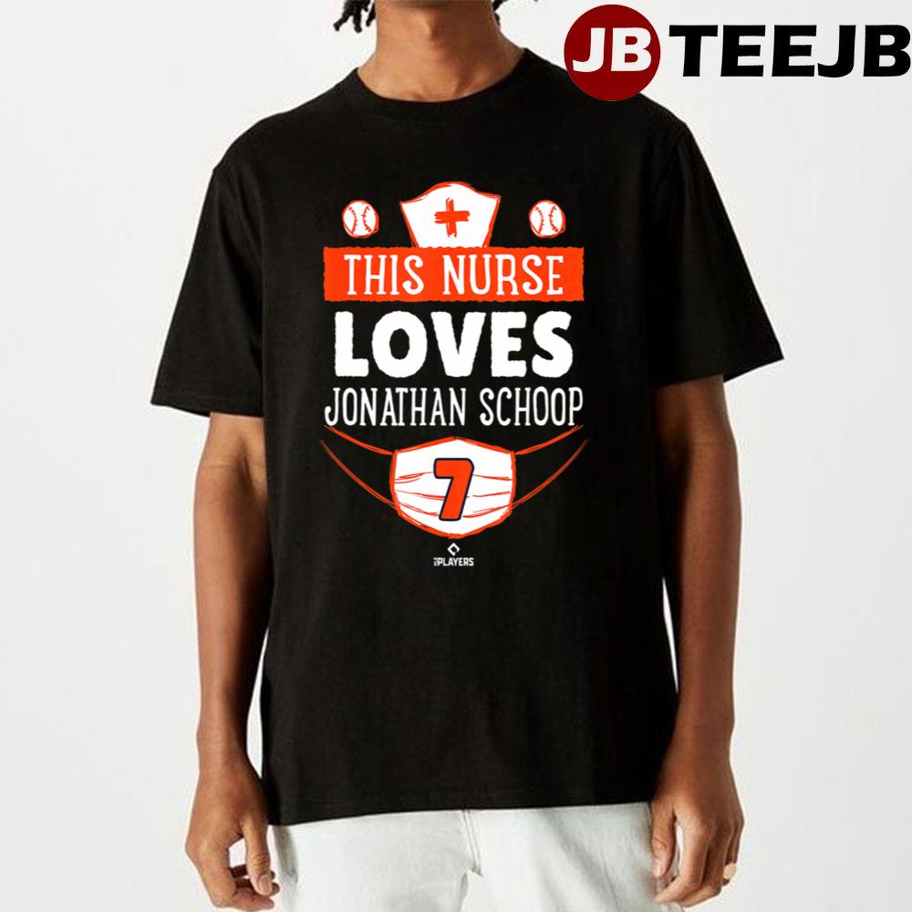 Vintage This Nurse Loves Jonathan Schoop Detroit Baseball Unisex T-Shirt