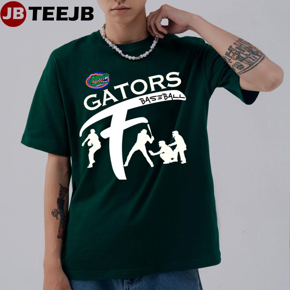 White Art Florida Gator Baseball Unisex T-Shirt