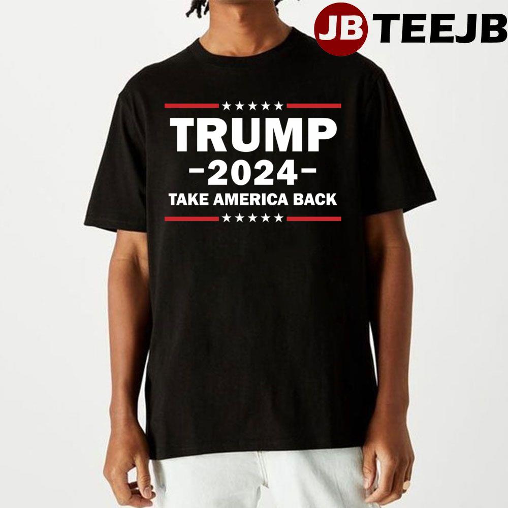 White Red Trump 2024 Take America Back Unisex T-Shirt