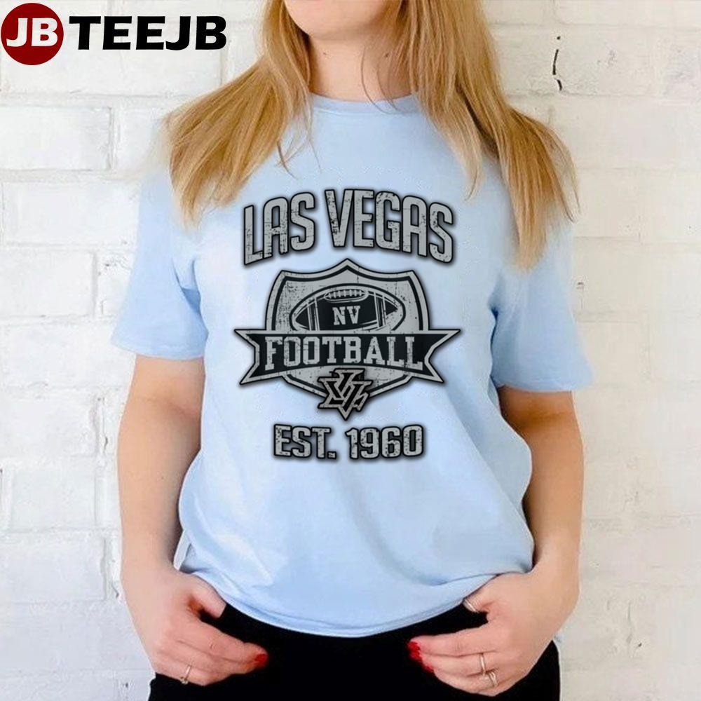 White Vintage Las Vegas Nv Est 1960 Football Unisex T-Shirt
