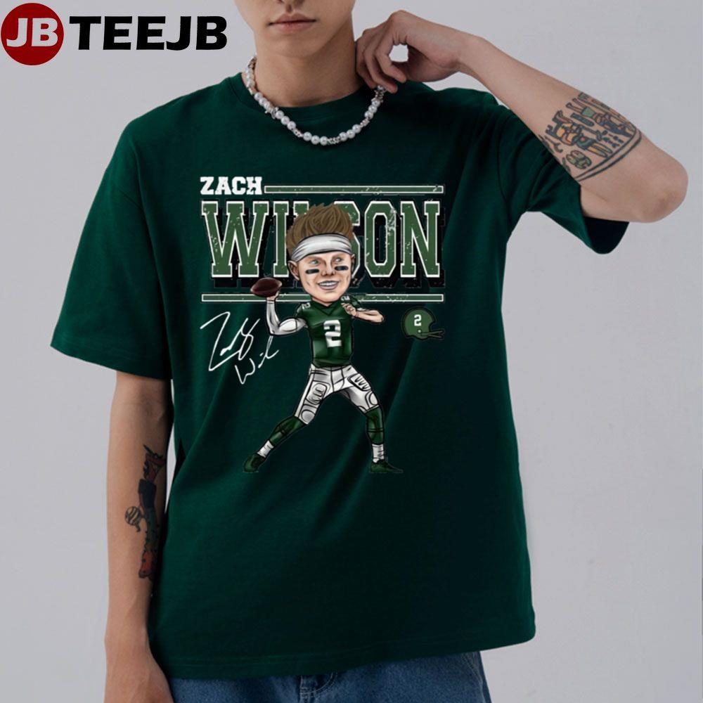 Zach Wilson Carton Football Unisex T-Shirt