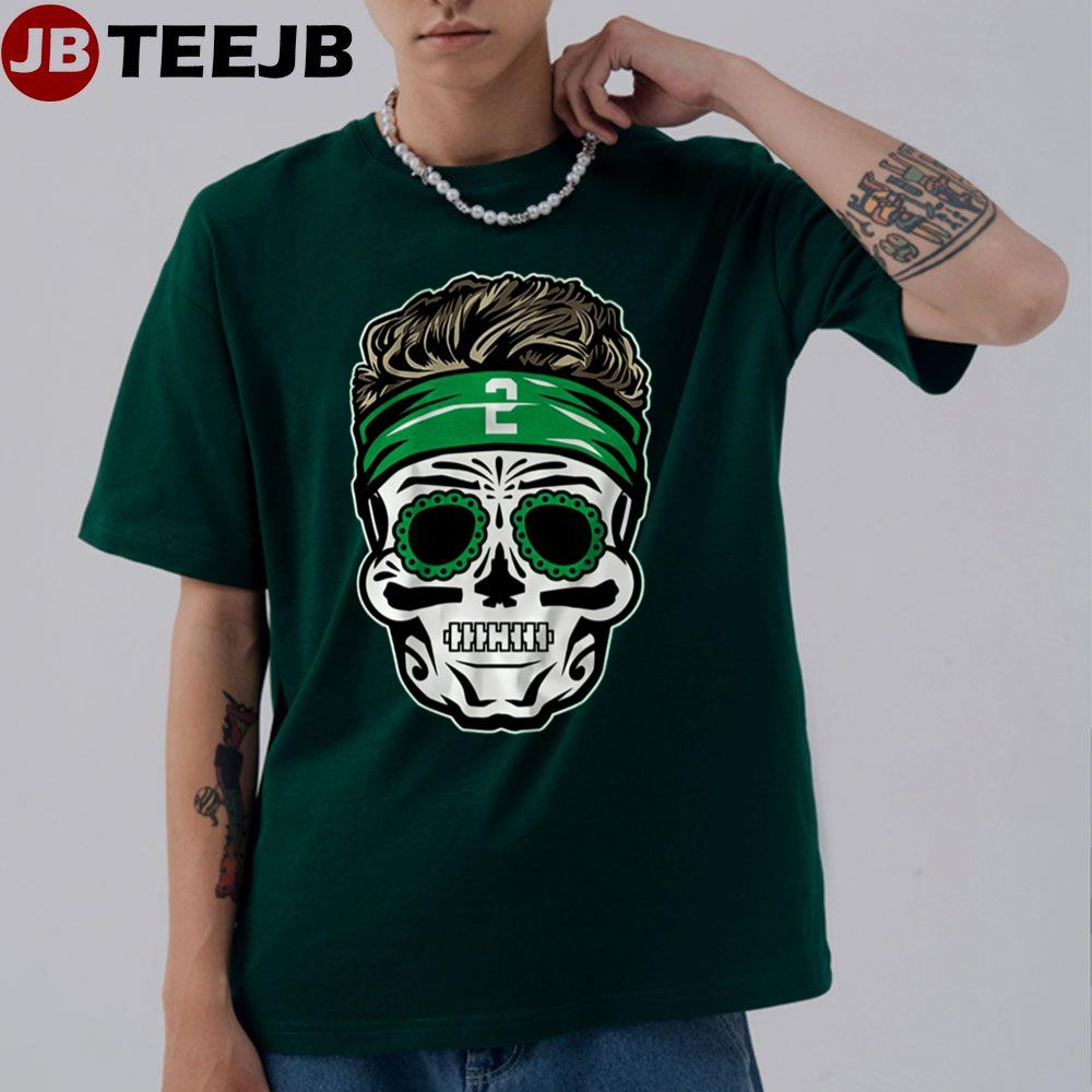 Zach Wilson Sugar Skull Football Unisex T-Shirt