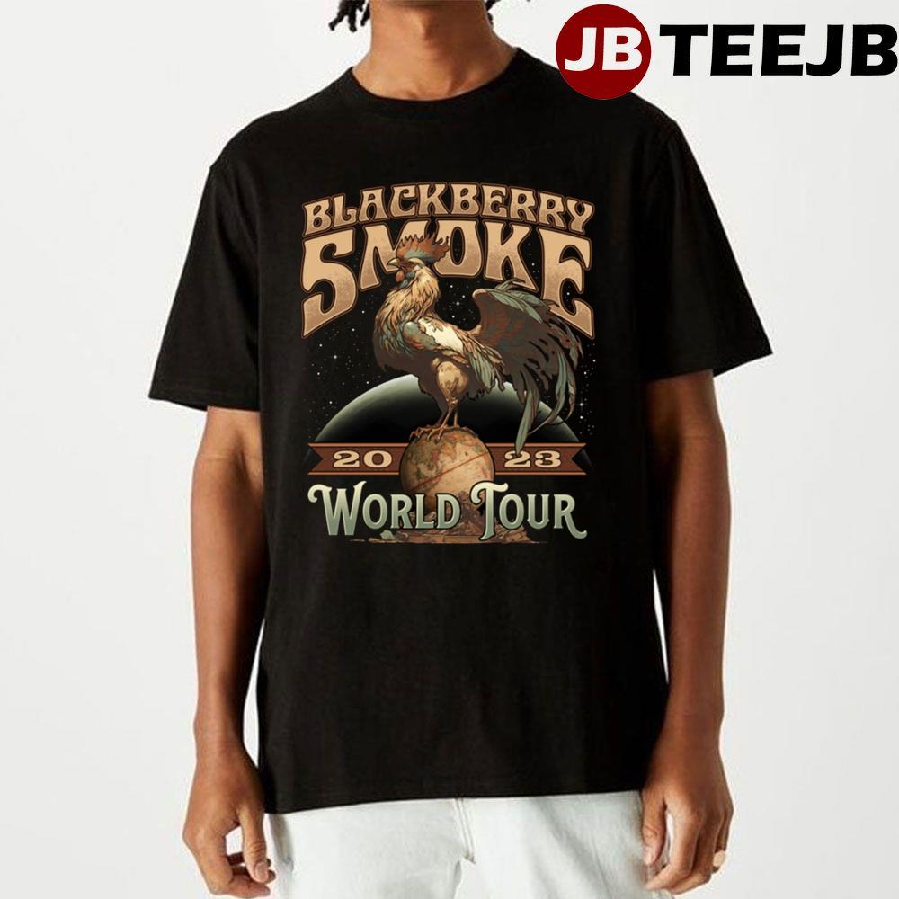 2023 World Tour Blackberry Smoke Unisex T-Shirt