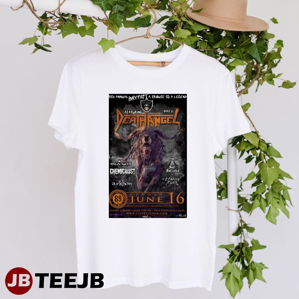 5th Annual Fest A Tribute To A Legend Death Angel 2023 Unisex T-Shirt
