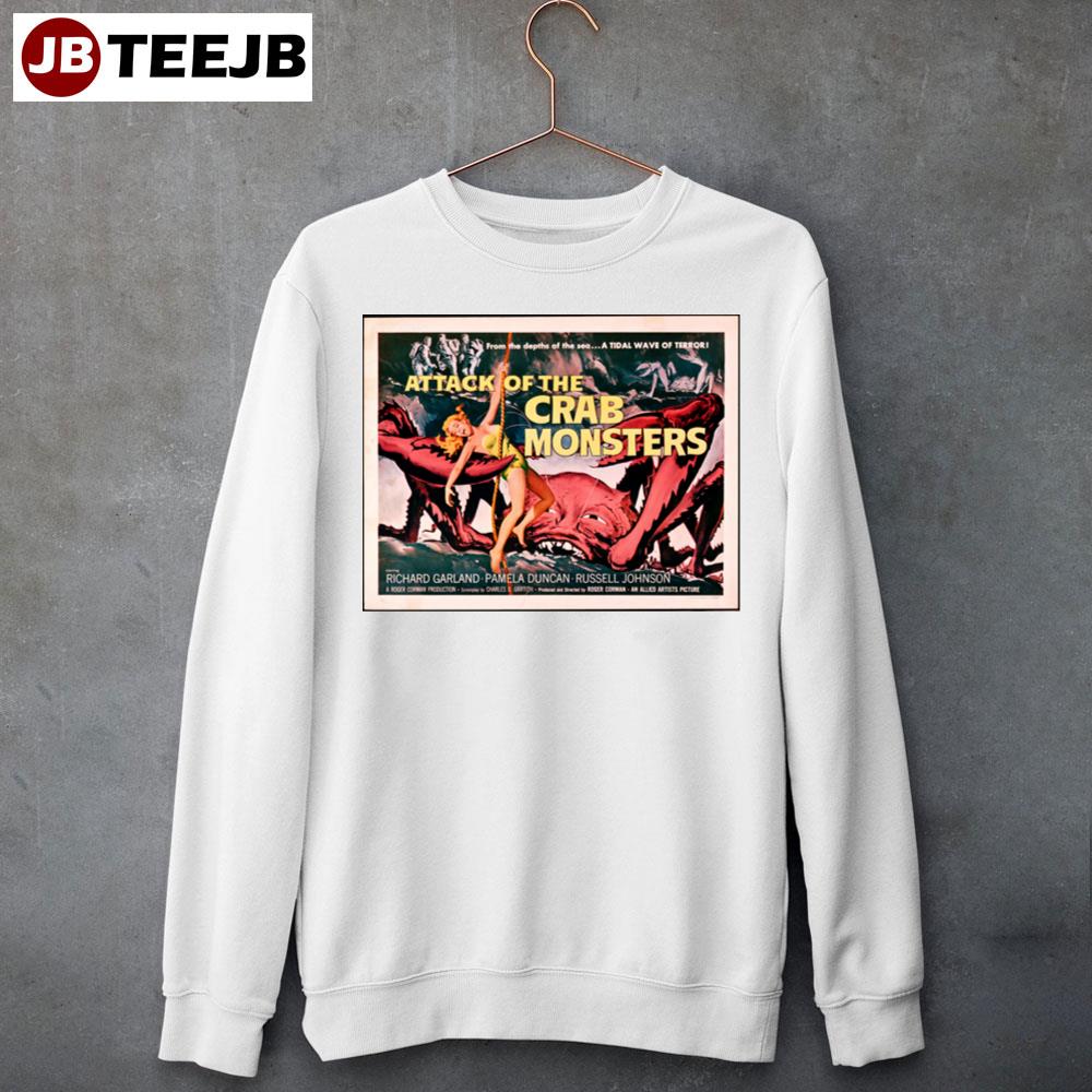 Attack Of The Crab Monsters 1957 Horror Movie Post Unisex Sweatshirt