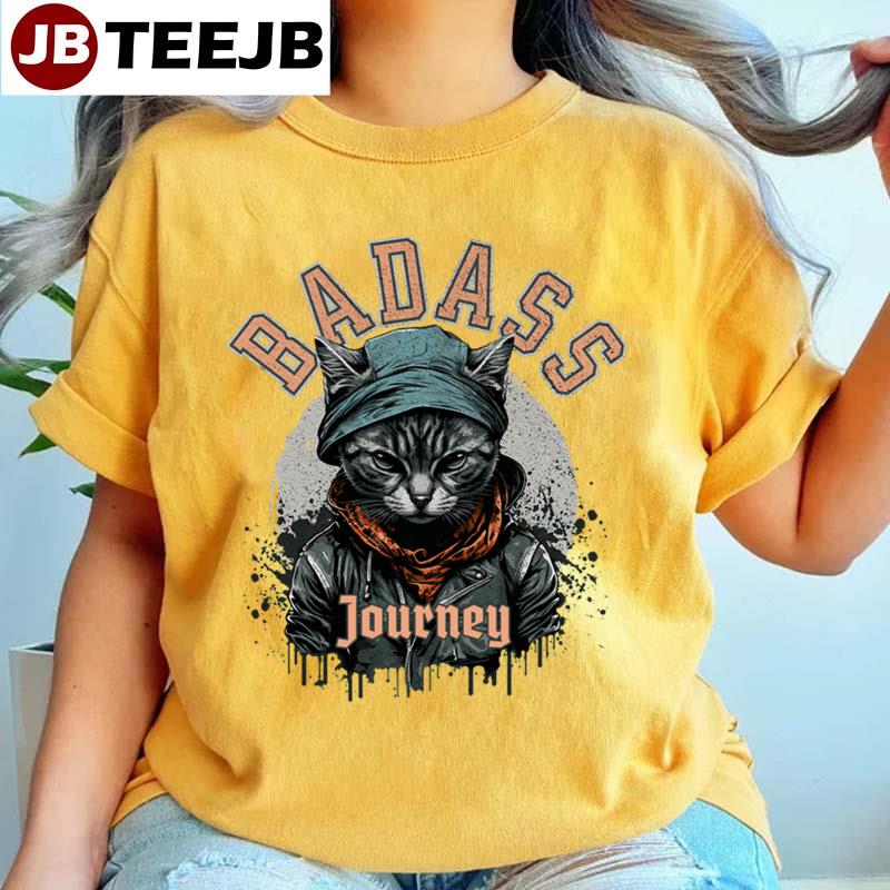 Badass Cat Journey Unisex T-Shirt