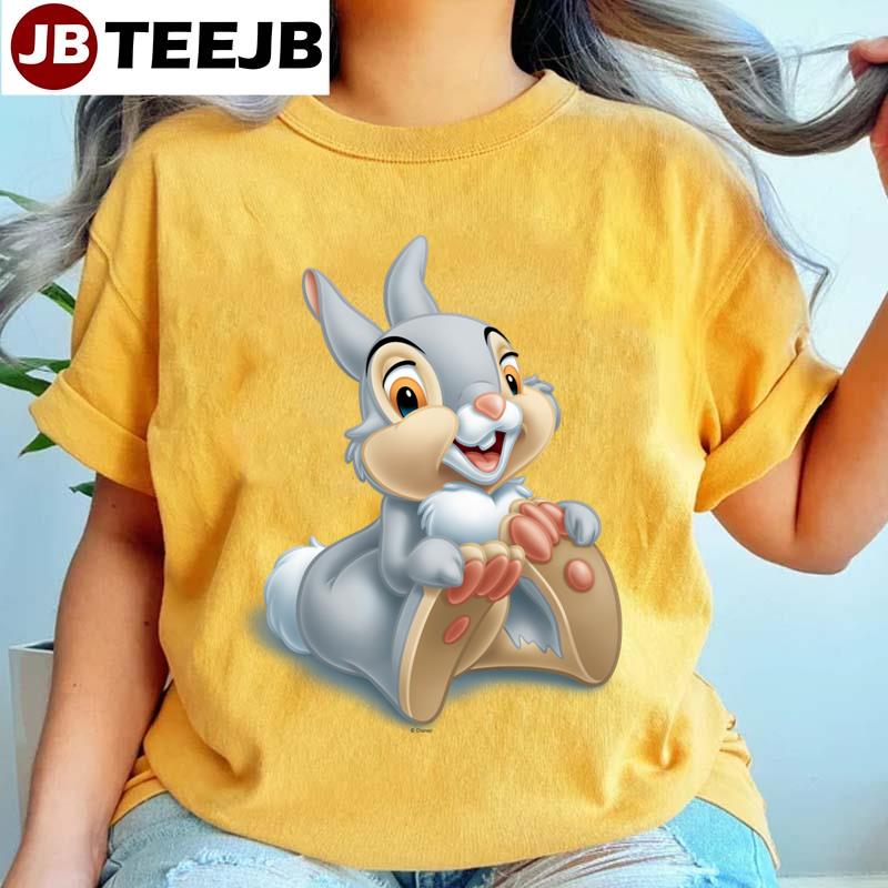 Bambi’s Thumper Holding His Feet Unisex T-Shirt