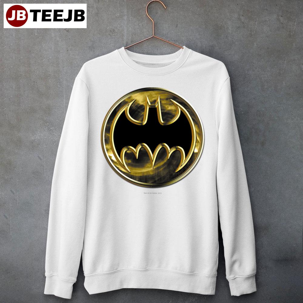 Batman Symbol Gold Logo Unisex Sweatshirt