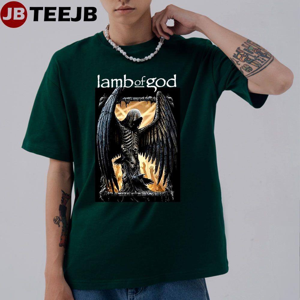 Black Angel Lamb Of God Unisex T-Shirt