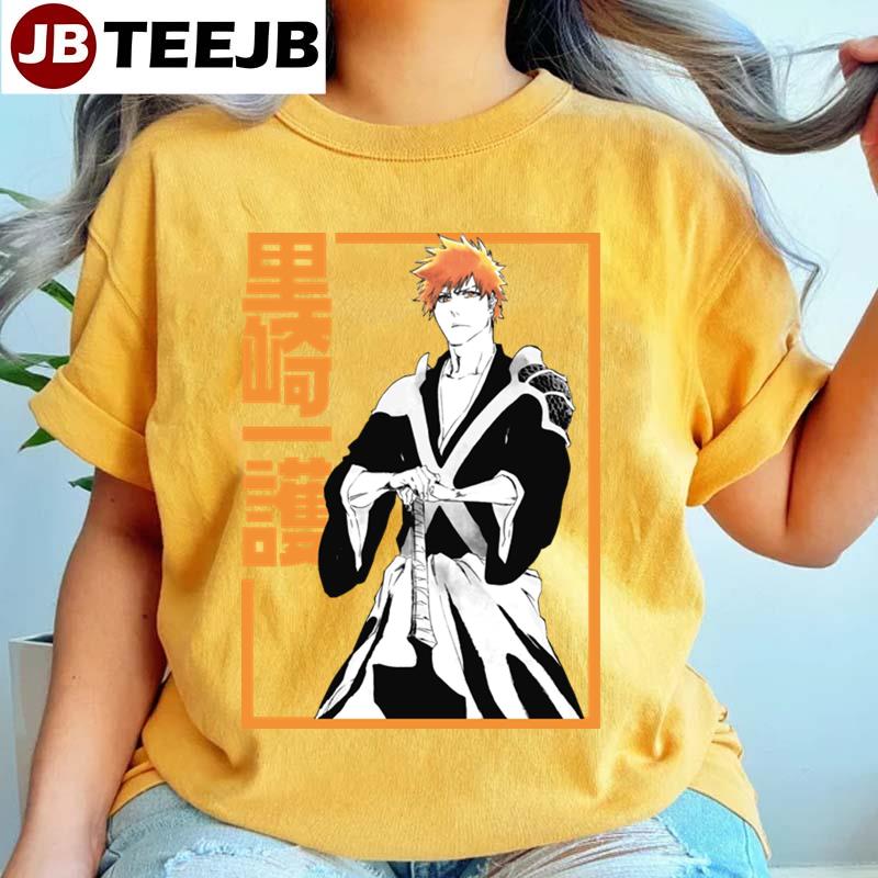 Black Art Boy Ichigo Kurosaki Bleach Unisex T-Shirt