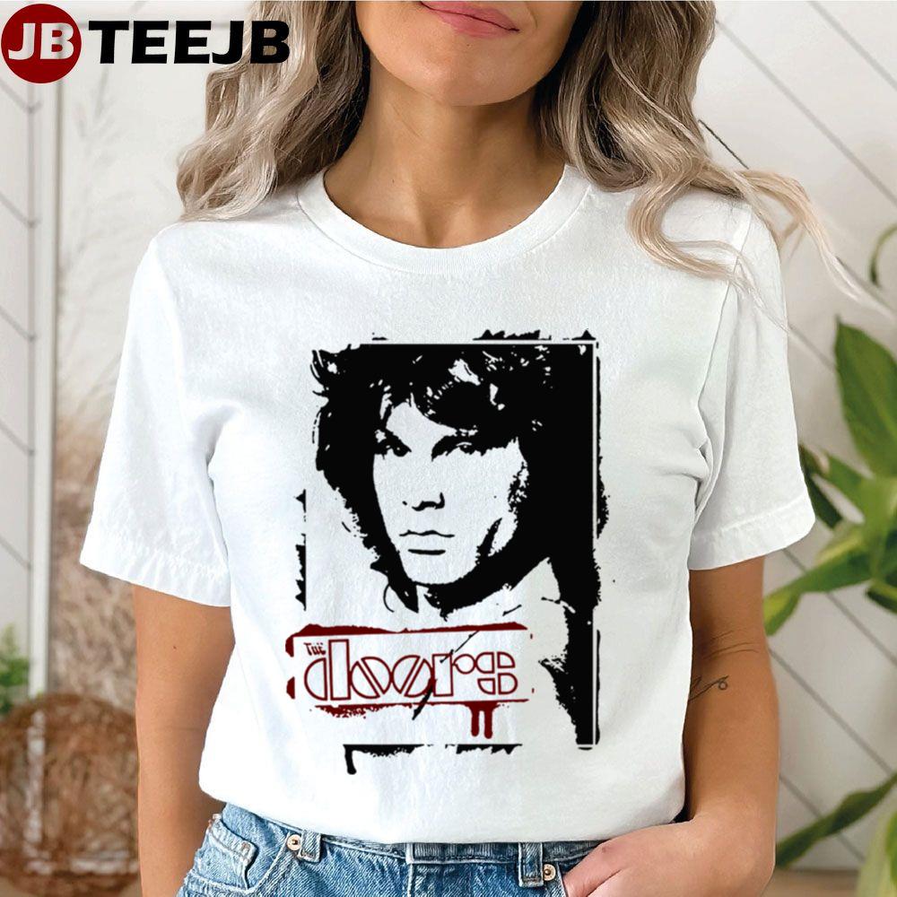 Black Art Doors Style  Face Unisex T-Shirt