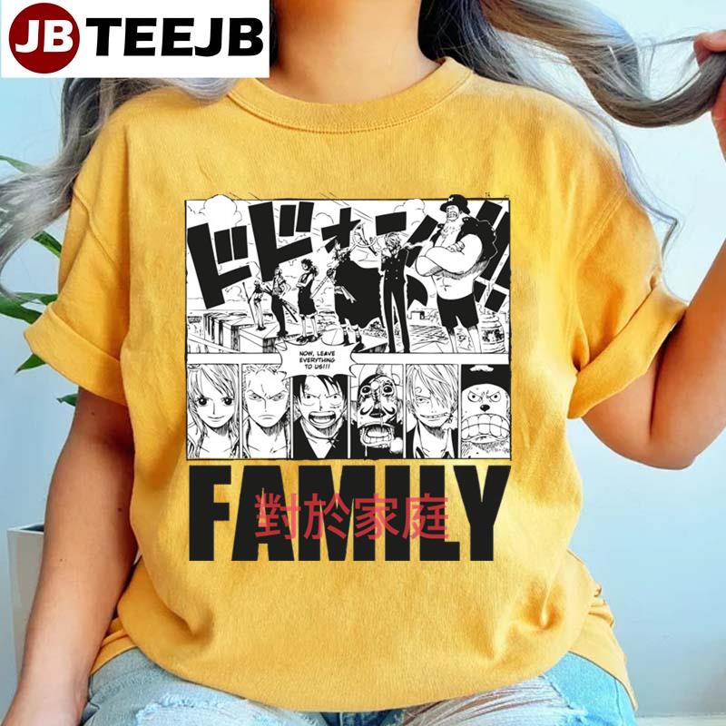 Black Art Family One Piece Comic Unisex T-Shirt