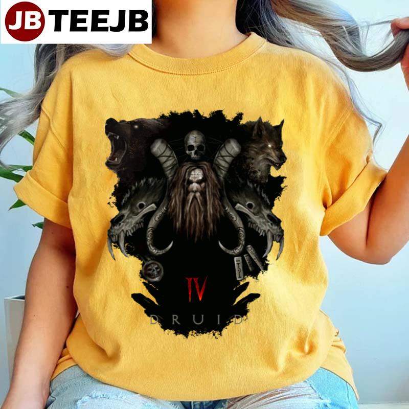 Black Art Iv Druid Diablo Unisex T-Shirt