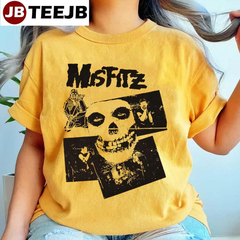 Black Art Skull Misfits Unisex T-Shirt